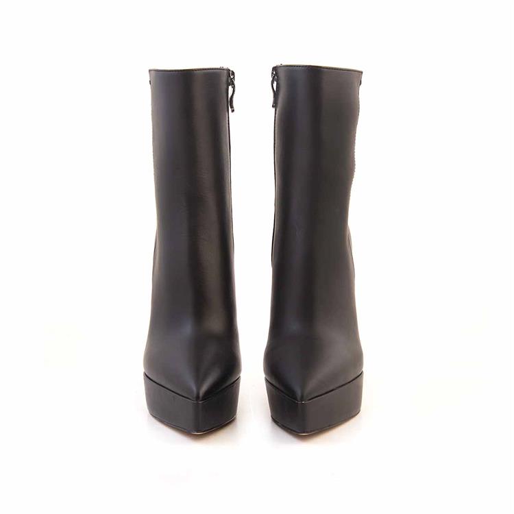 Mocassini Kadın Hakiki Deri Microlight Taban Siyah Günlük Bot