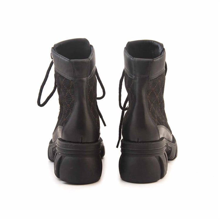 Mocassini Kadın Hakiki Deri Eva Taban Siyah Günlük Bot