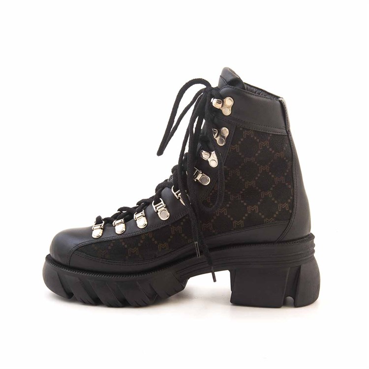 Mocassini Kadın Hakiki Deri Eva Taban Siyah Günlük Bot