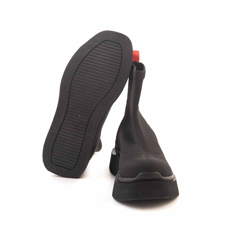 Mocassini Kadın Hakiki Deri Eva Taban Siyah Günlük Bot