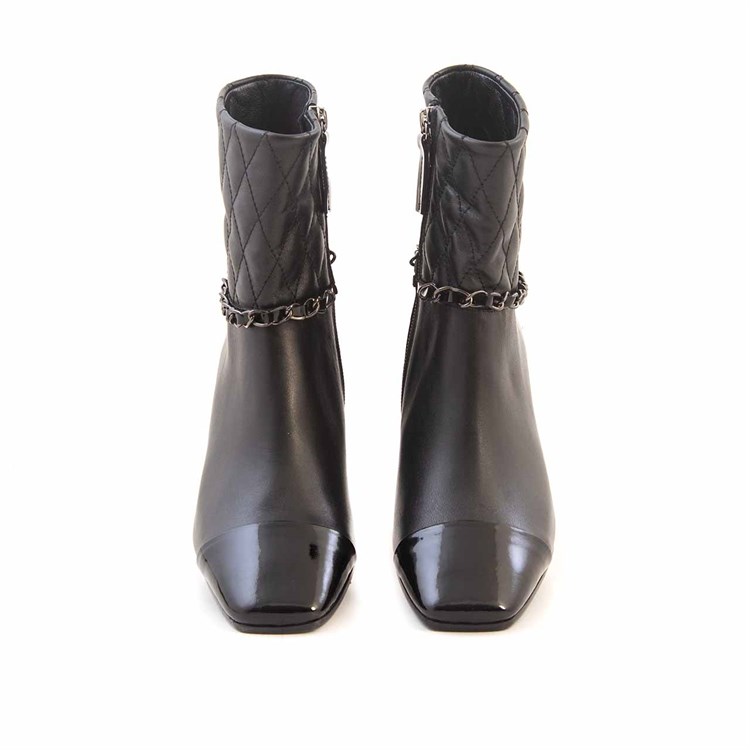 Mocassini Kadın Hakiki Deri Tpu Taban Siyah Günlük Bot