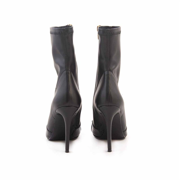 Mocassini Kadın Hakiki Deri Tpu Taban Siyah Günlük Bot