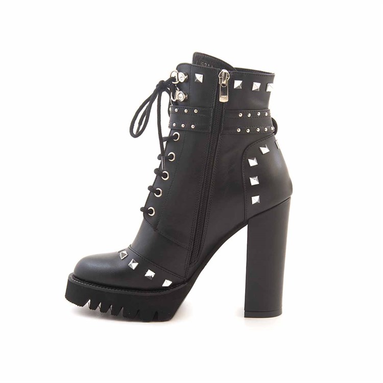 Mocassini Kadın Hakiki Deri Eva Taban Siyah Günlük Bot