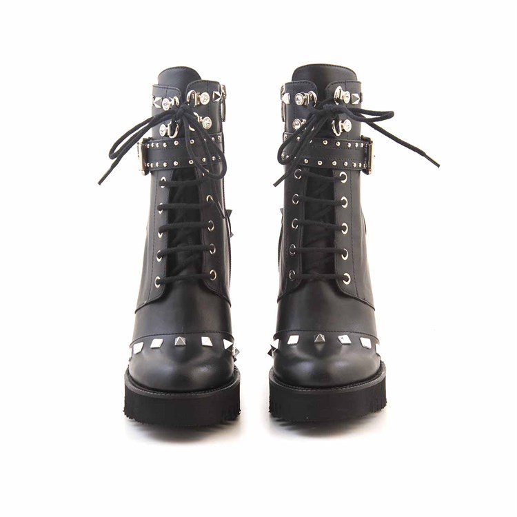 Mocassini Kadın Hakiki Deri Eva Taban Siyah Günlük Bot