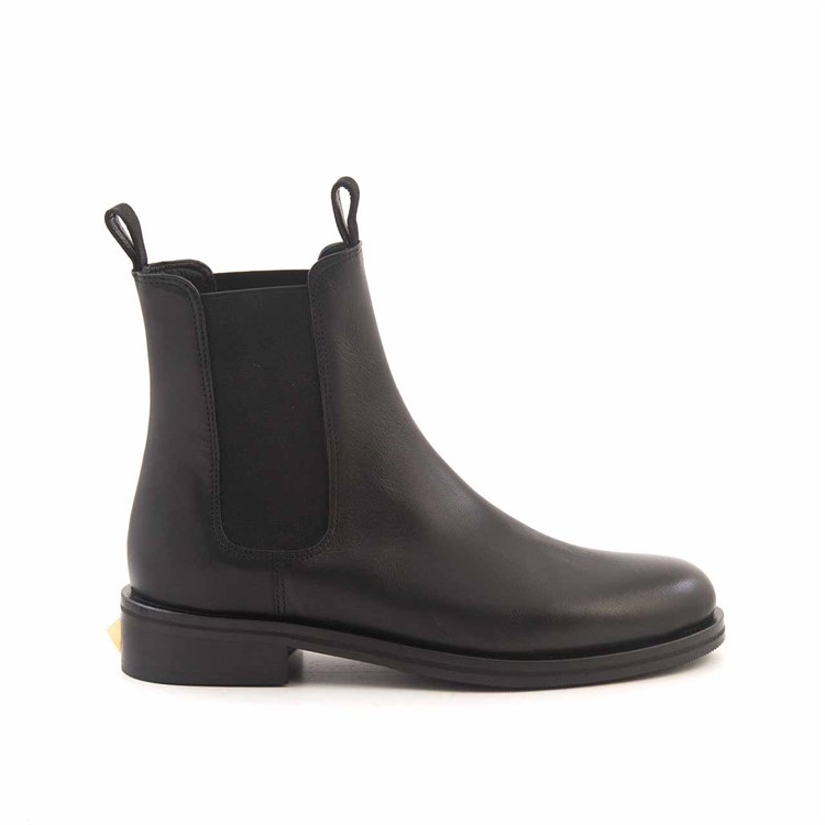 Mocassini Kadın Hakiki Deri Eva Taban Siyah Günlük Bot