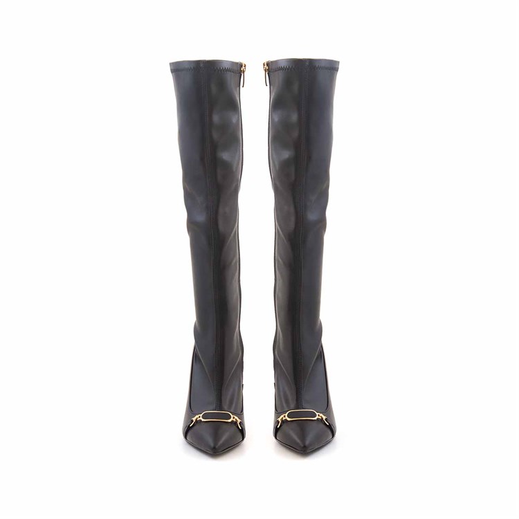 Mocassini Kadın Hakiki Deri Tpu Taban Siyah Günlük Bot