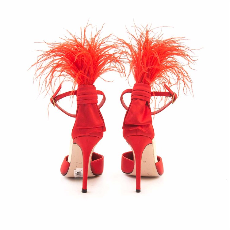 Mocassini Kadın Hakiki Deri Kösele Taban Kırmızı Gece & Abiye Ayakkabı