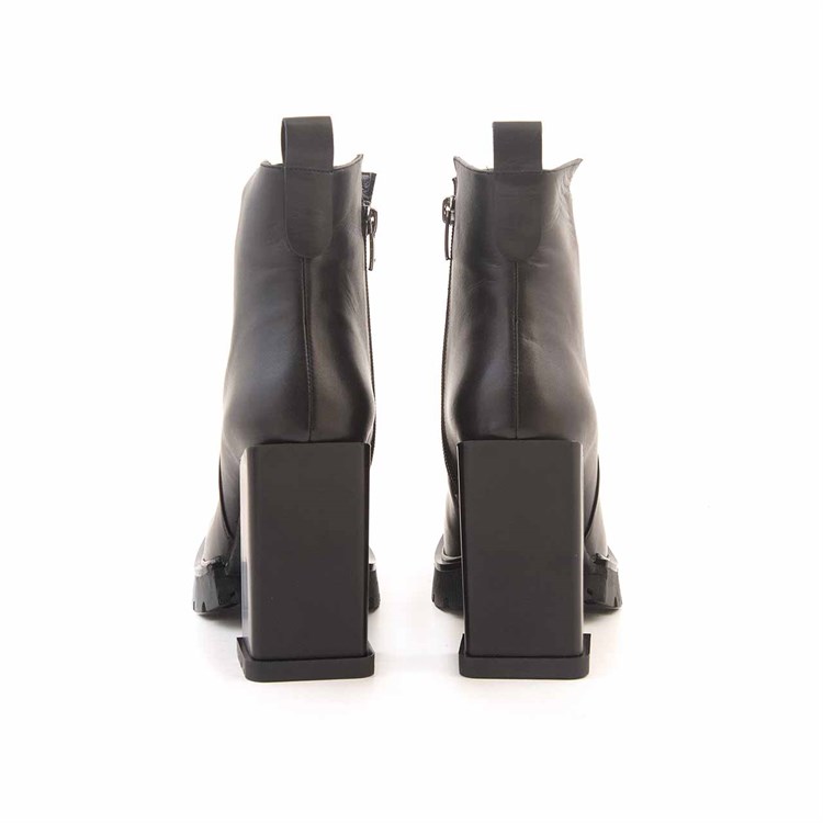 Mocassini Kadın Hakiki Deri Eva Taban Siyah Günlük Bot