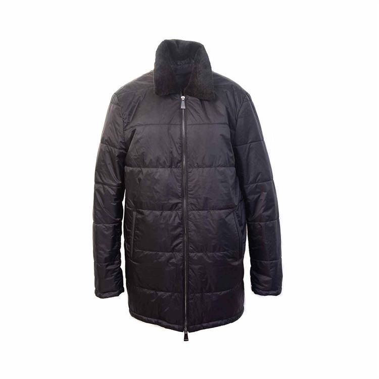 Mocassini Erkek Tekstil Siyah Deri Mont