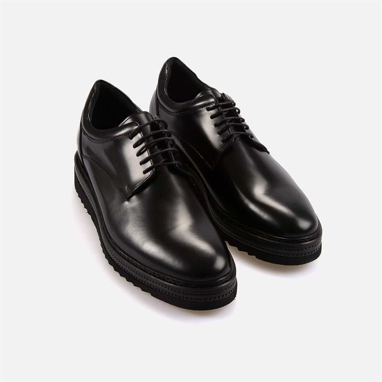 Mocassini Erkek Hakiki Deri Eva Taban Siyah Günlük Ayakkabı