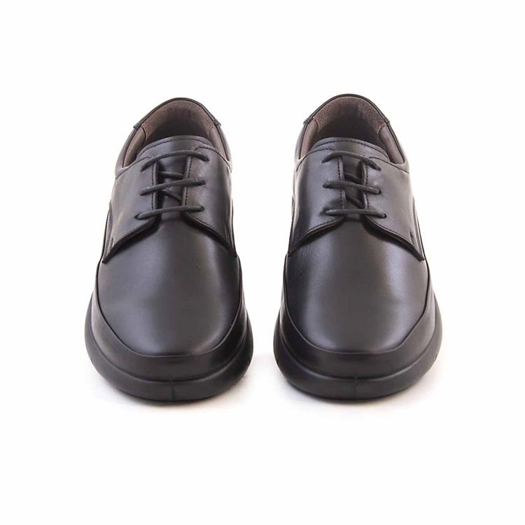 Mocassini Erkek Hakiki Deri Kauçuk Taban Siyah Günlük Ayakkabı