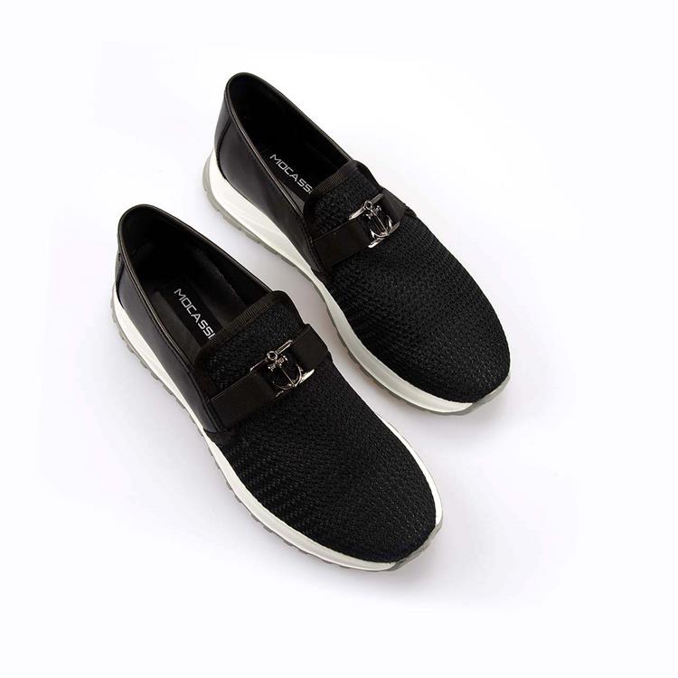 Mocassini Erkek Hakiki Deri Eva Taban Siyah Günlük Ayakkabı