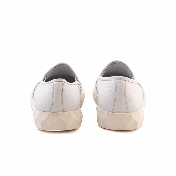 Mocassini Erkek Hakiki Deri Eva Taban Beyaz Günlük Ayakkabı