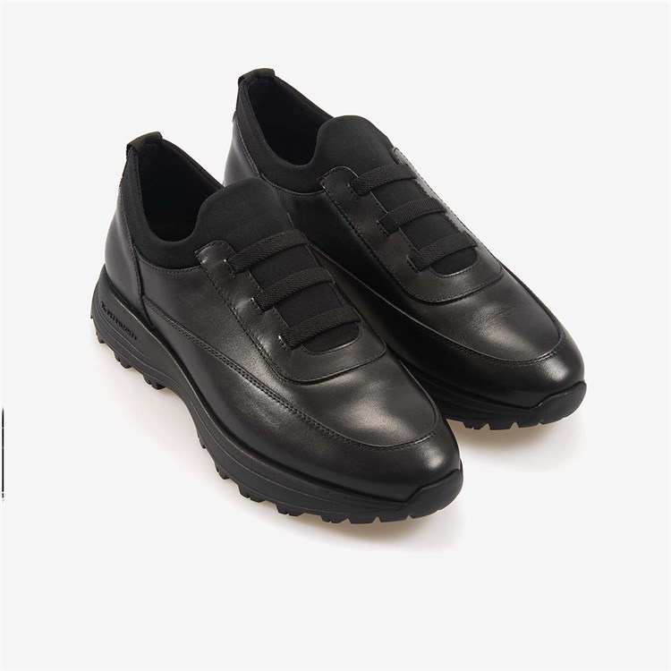 Mocassini Erkek Hakiki Deri Eva Taban Bağcıksız Lastik Detaylı Spor & Sneaker Ayakkabı 97945
