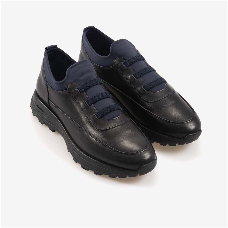 Mocassini Erkek Hakiki Deri Eva Taban Bağcıksız Lastik Detaylı Spor & Sneaker Ayakkabı 97945