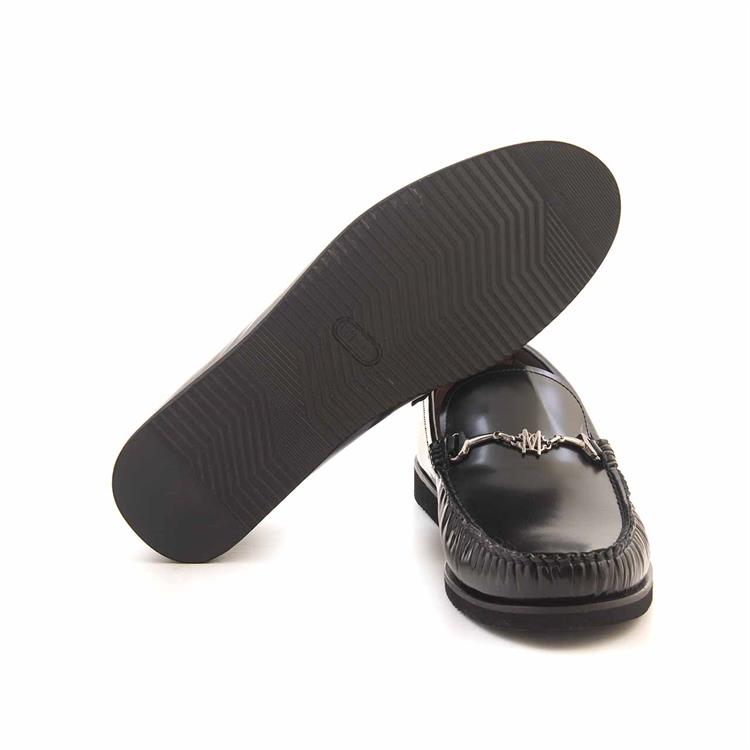 Mocassini Erkek Açma Deri Eva Taban Siyah Loafer Konforlu Ayakkabı