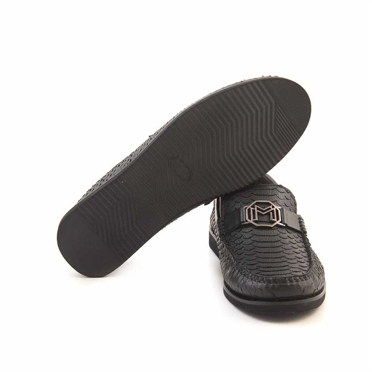 Mocassini Erkek Hakiki Deri Eva Taban Siyah Loafer Konforlu Ayakkabı