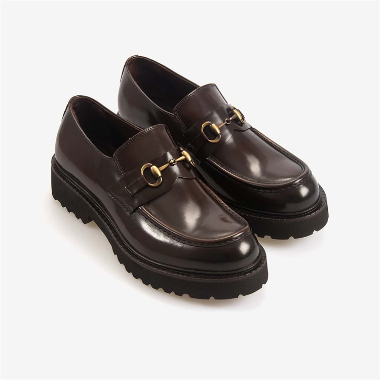 Mocassini Erkek Eva Taban Kahvte Dante Tokalı Loafer 36111