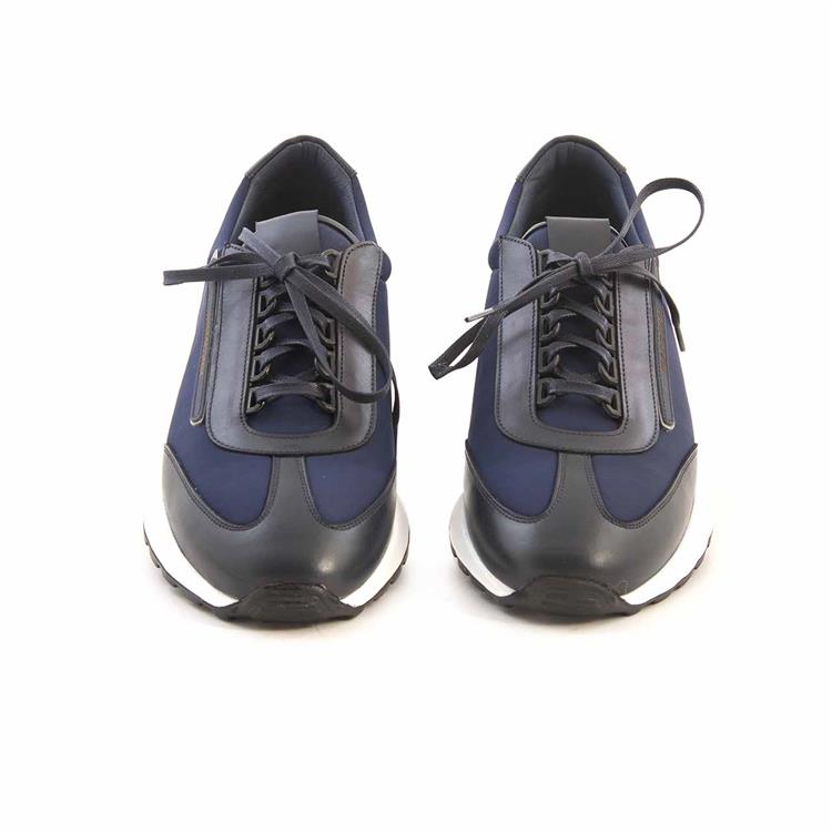 Mocassini Erkek Hakiki Deri Kauçuk Taban Lacivert Spor & Sneaker Ayakkabı