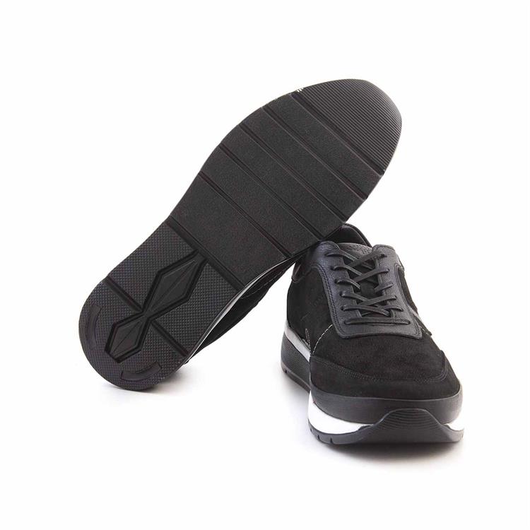 Mocassini Erkek Hakiki Deri Siyah Spor & Sneaker Ayakkabı