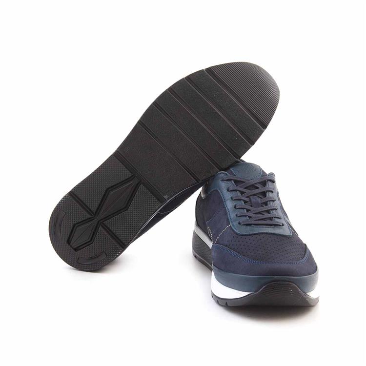 Mocassini Erkek Hakiki Deri Lacivert Spor & Sneaker Ayakkabı