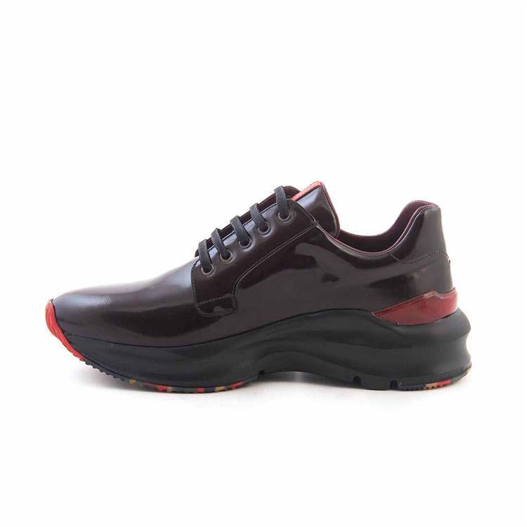 Mocassini Erkek Hakiki Deri Kauçuk Taban Bordo Spor & Sneaker Ayakkabı