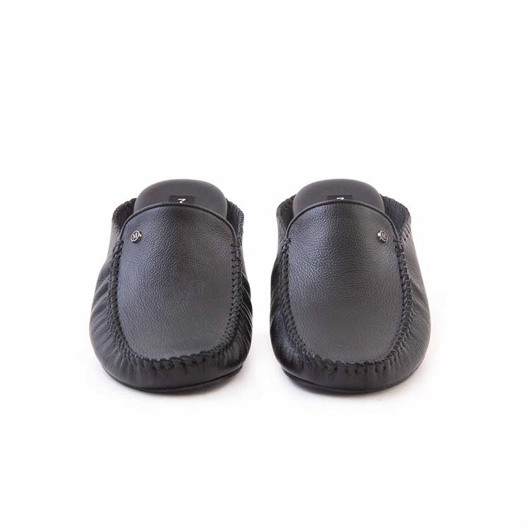 Mocassini Erkek Siyah Terlik Terlik