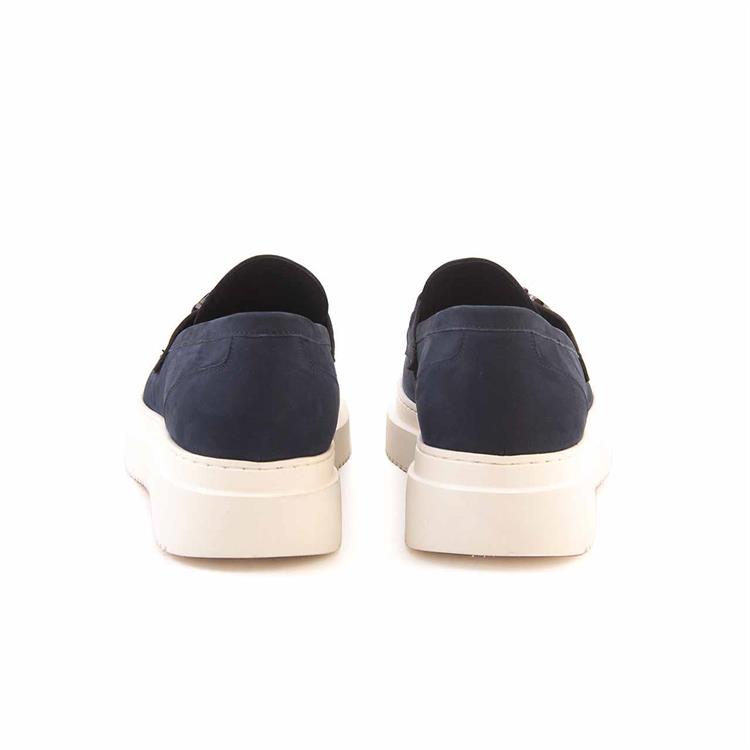 Mocassini Gold Erkek Hakiki Deri Eva Taban Lacivert Günlük Ayakkabı