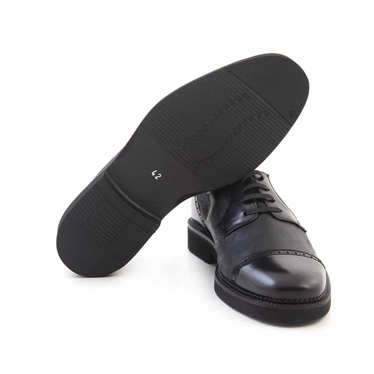 Mocassini Gold Erkek Hakiki Deri Eva Taban Siyah Klasik Ayakkabı