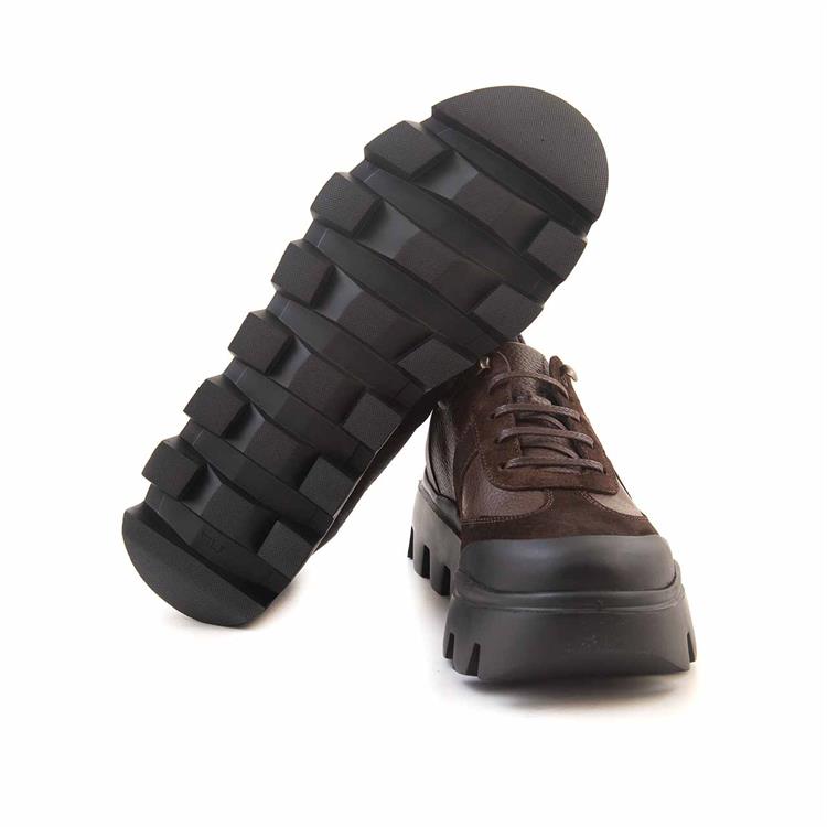 Mocassini Gold Erkek Hakiki Deri Eva Taban Kahverengi Günlük Ayakkabı