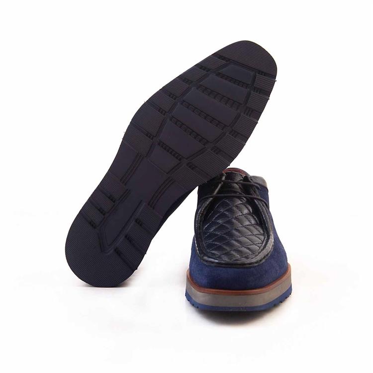 Mocassini Gold Erkek Hakiki Deri Eva Taban Lacivert Günlük Ayakkabı