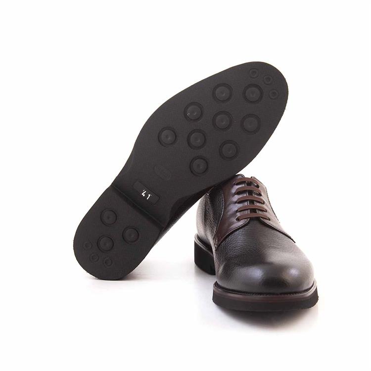 Mocassini Gold Erkek Geyik Derisi Kahverengi Klasik Ayakkabı