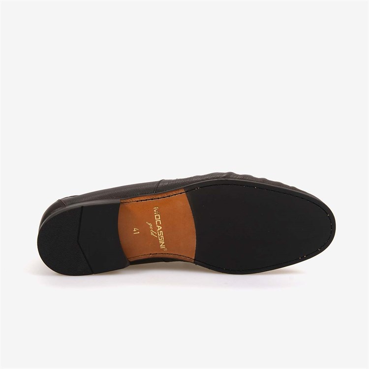 Mocassini Gold   Erkek Loafer A9125