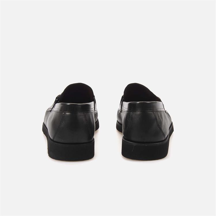 Mocassini Gold Erkek Hakiki Piton Eva Taban Siyah Günlük Ayakkabı