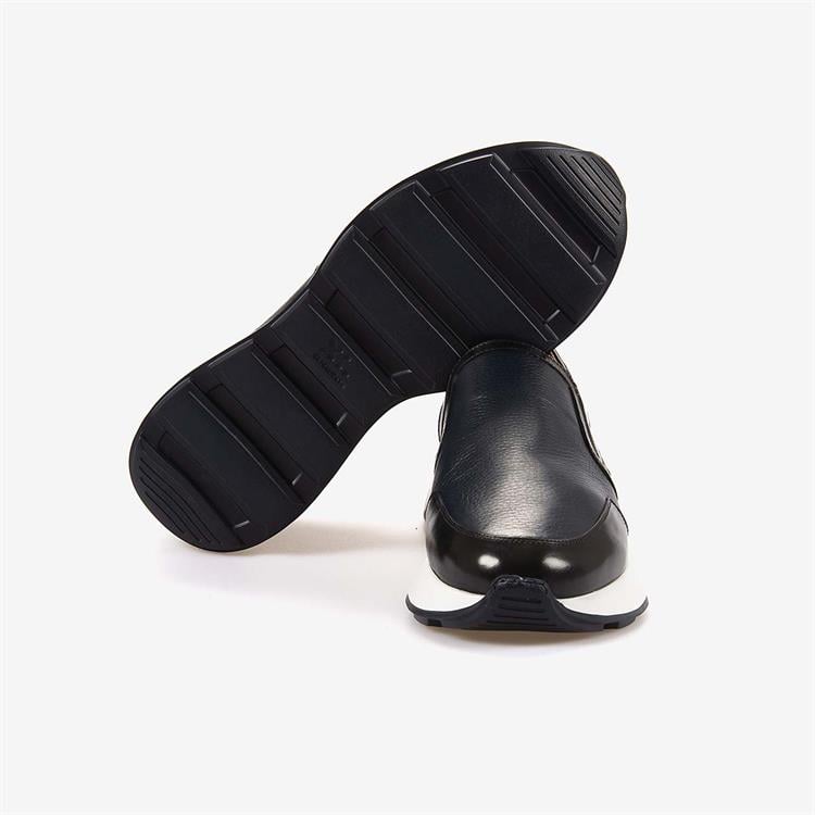 Mocassini Gold Hakiki Deri Erkek Spor & Sneaker Siyah-Lacivert Ayakkabı 73702