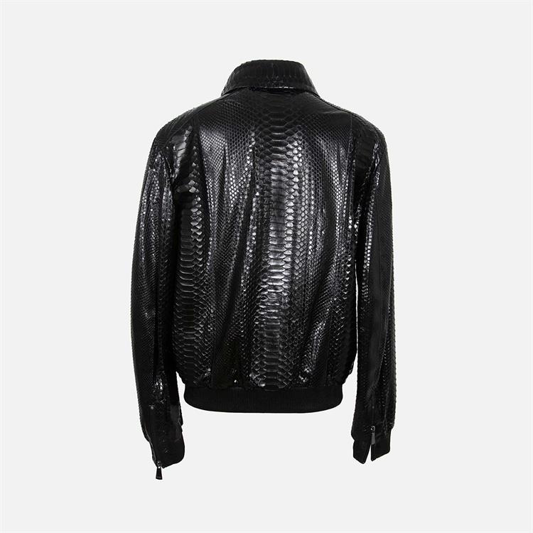 Franco Armondi Erkek Hakiki Deri Siyah Deri Mont