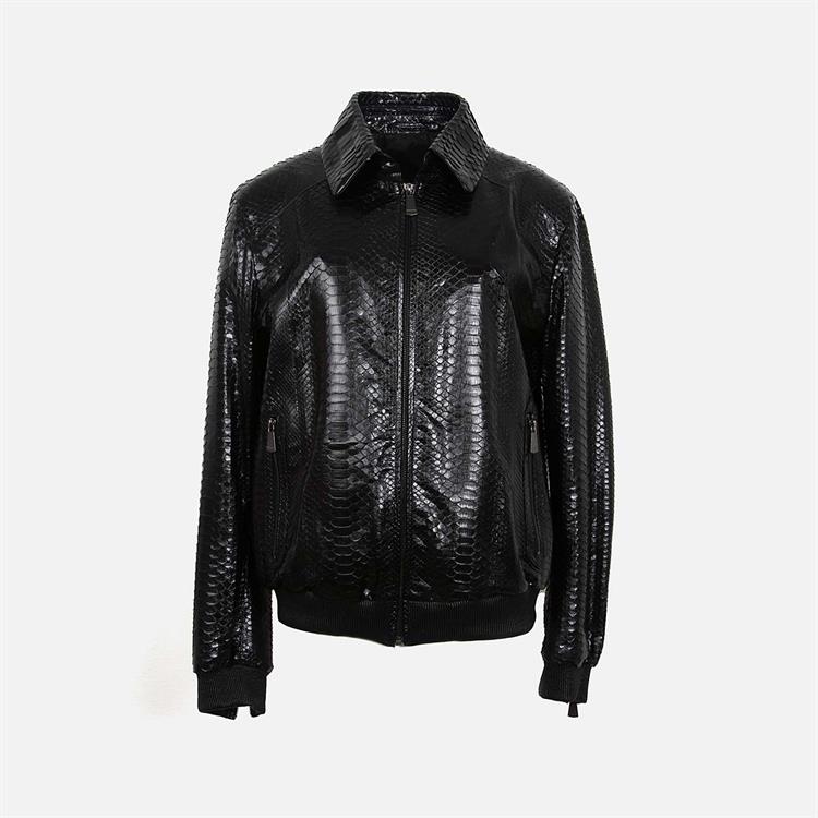 Franco Armondi Erkek Hakiki Deri Siyah Deri Mont