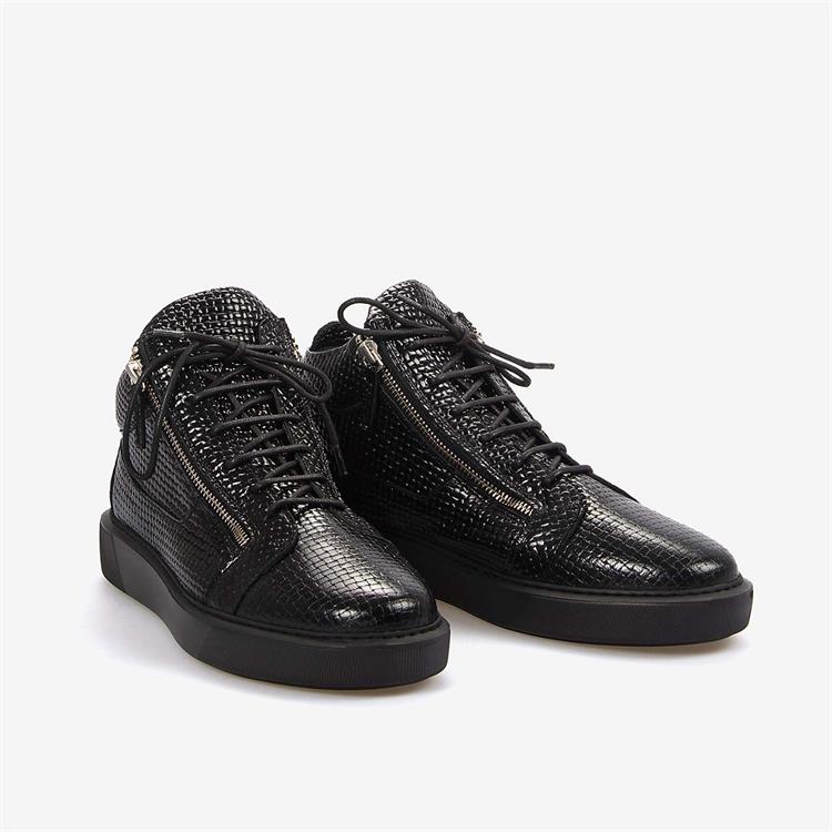 Mocassini Hakiki Deri Erkek Siyah Bot S5