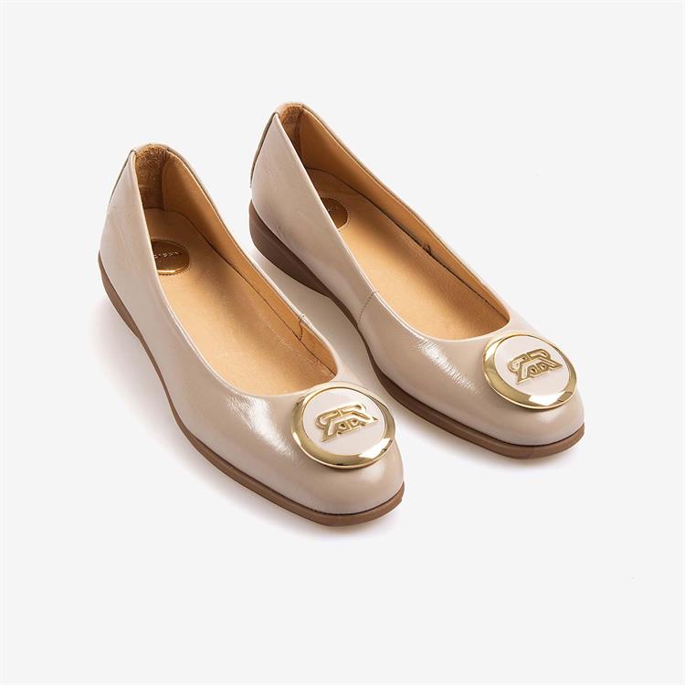 Mocassini Hakiki Deri Kadın Babet Ayakkabı