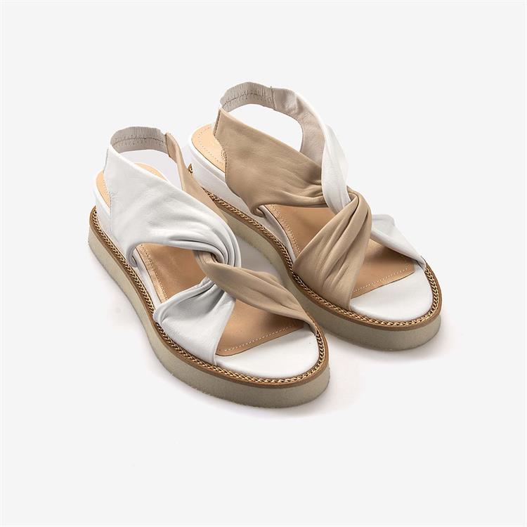 Mocassini Hakiki Deri Kadın Sandalet 7690