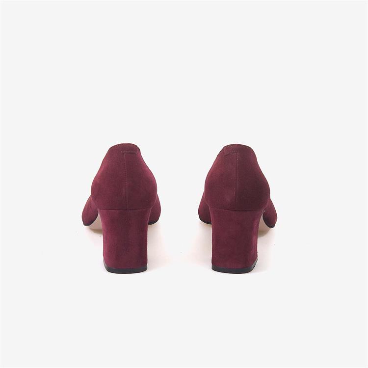 Mocassini Hakiki Deri Kadın Topuklu Süet Ayakkabı 49212