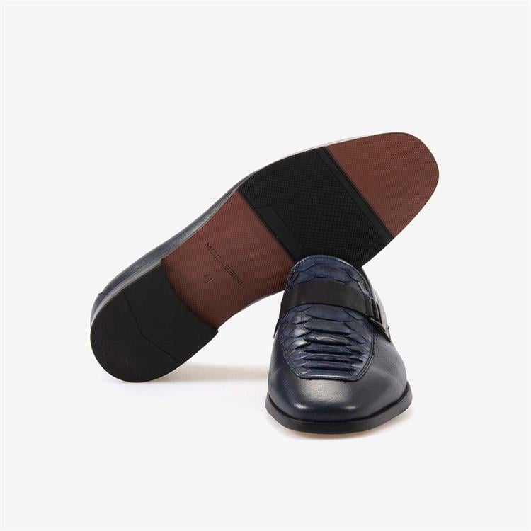 Mocassini Hakiki Geyik Derisi Erkek Klasik Ayakkabı 9111