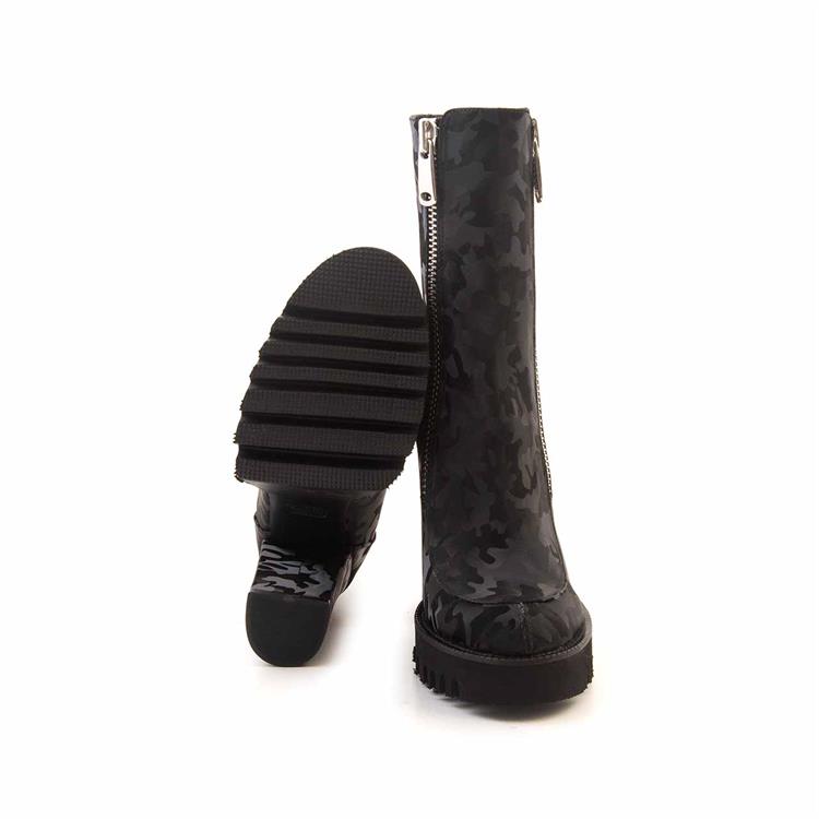 Mocassini Kadın Hakiki Deri Eva Taban Siyah Günlük Bot