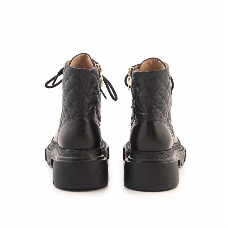 Mocassini Kadın Hakiki Deri Eva Taban Siyah Günlük Bot