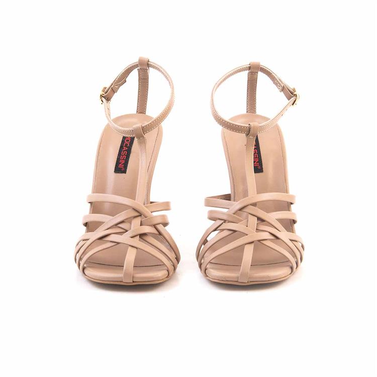 Mocassini Kadın Hakiki Deri Microlight Taban Bej Gece & Abiye Ayakkabı