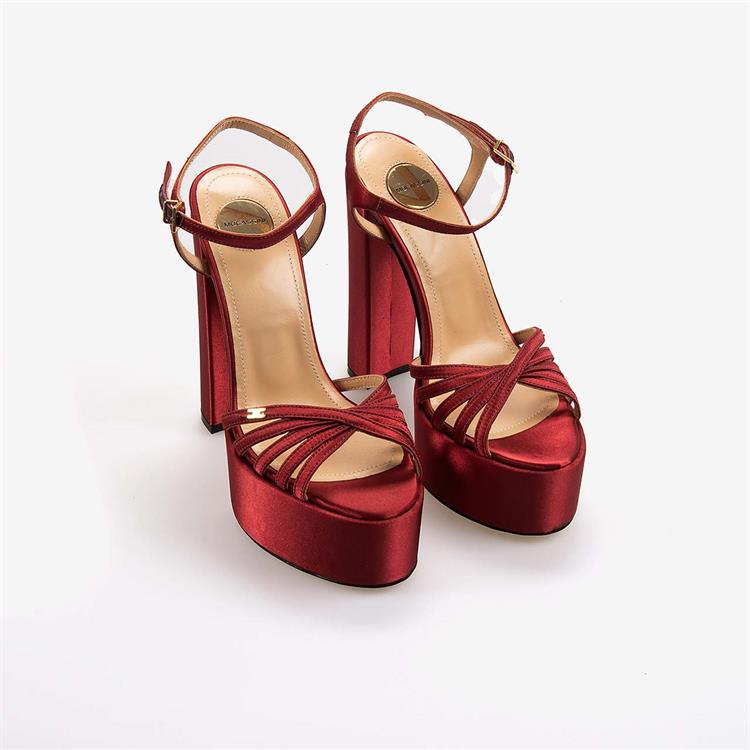 Mocassini Kadın Gece & Abiye Mürdüm Ayakkabı