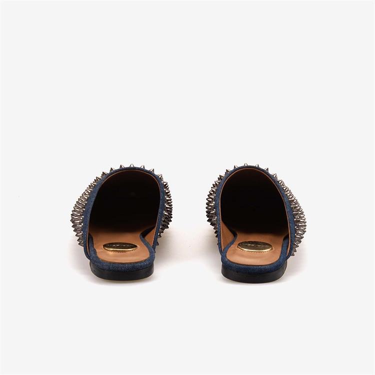 Mocassini Kadın Taşlı Jean Terlik 922-42J