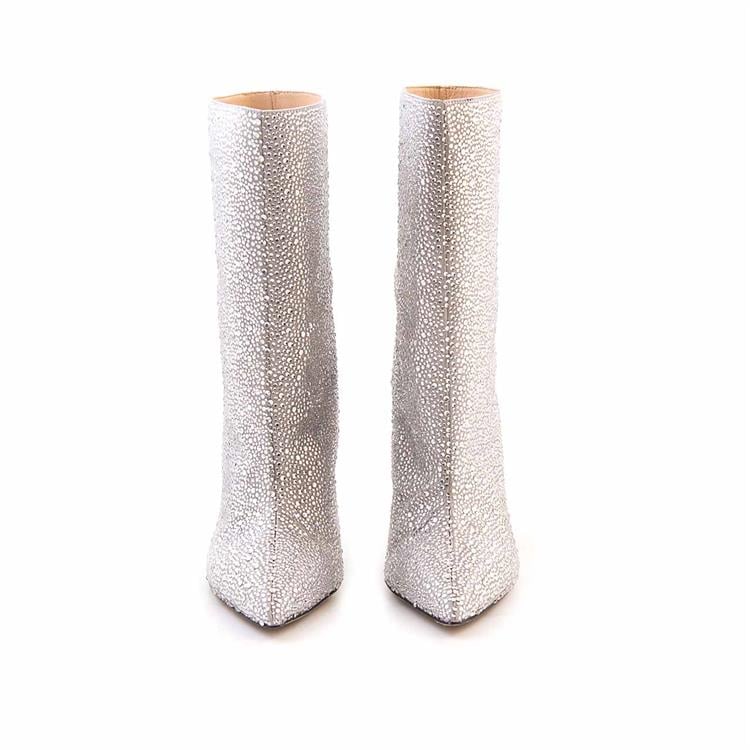 Mocassini Kadın Hakiki Deri Microlight Taban Gümüş Günlük Bot