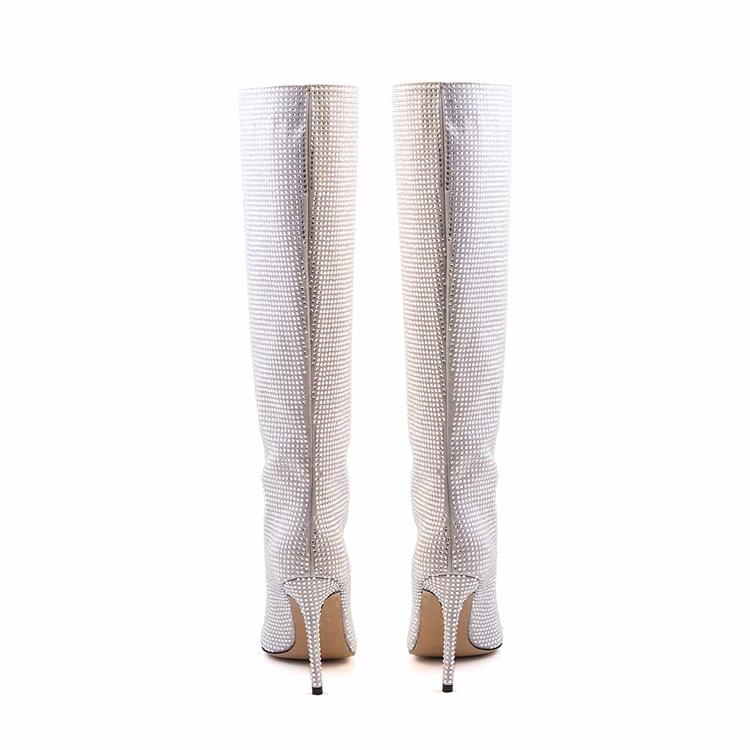 Mocassini Kadın Hakiki Deri Microlight Taban Gümüş Günlük Çizme