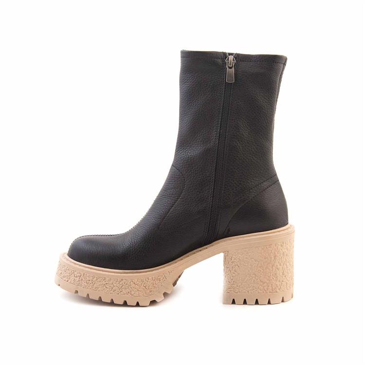 Mocassini  Kalın Topuklu Kadın Bot 23-71